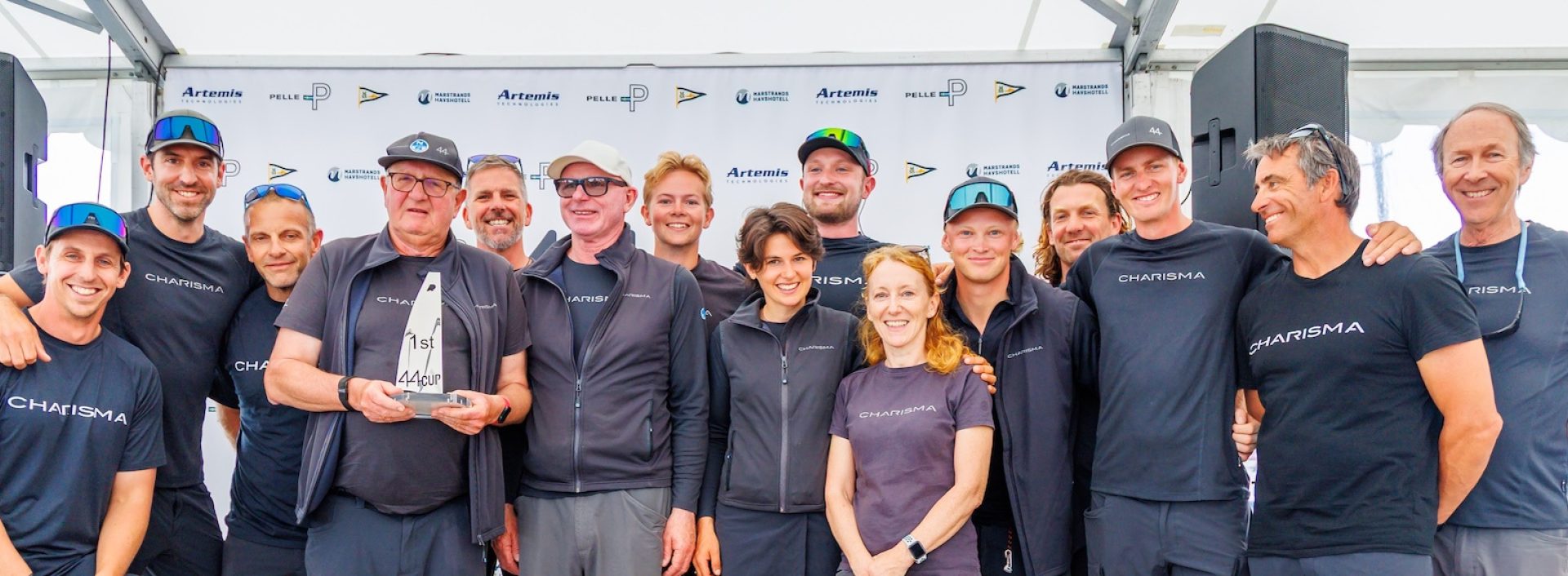 Charisma back on track after final no wind day at 44Cup Marstrand