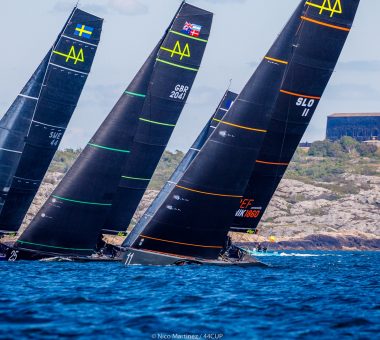 Team Aqua begins her slow ascent at the 44Cup Marstrand