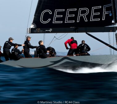 Team CEEREF on a charge at RC44 World Championship